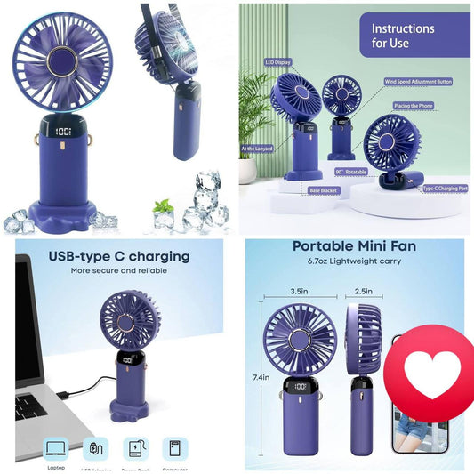 Rechargeable Hand Fan